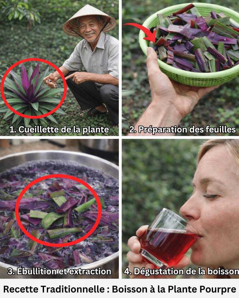 Découvrez les feuilles de Tradescantia pallida : comment infuser une tisane éclatante à partir de cette plante colorée
