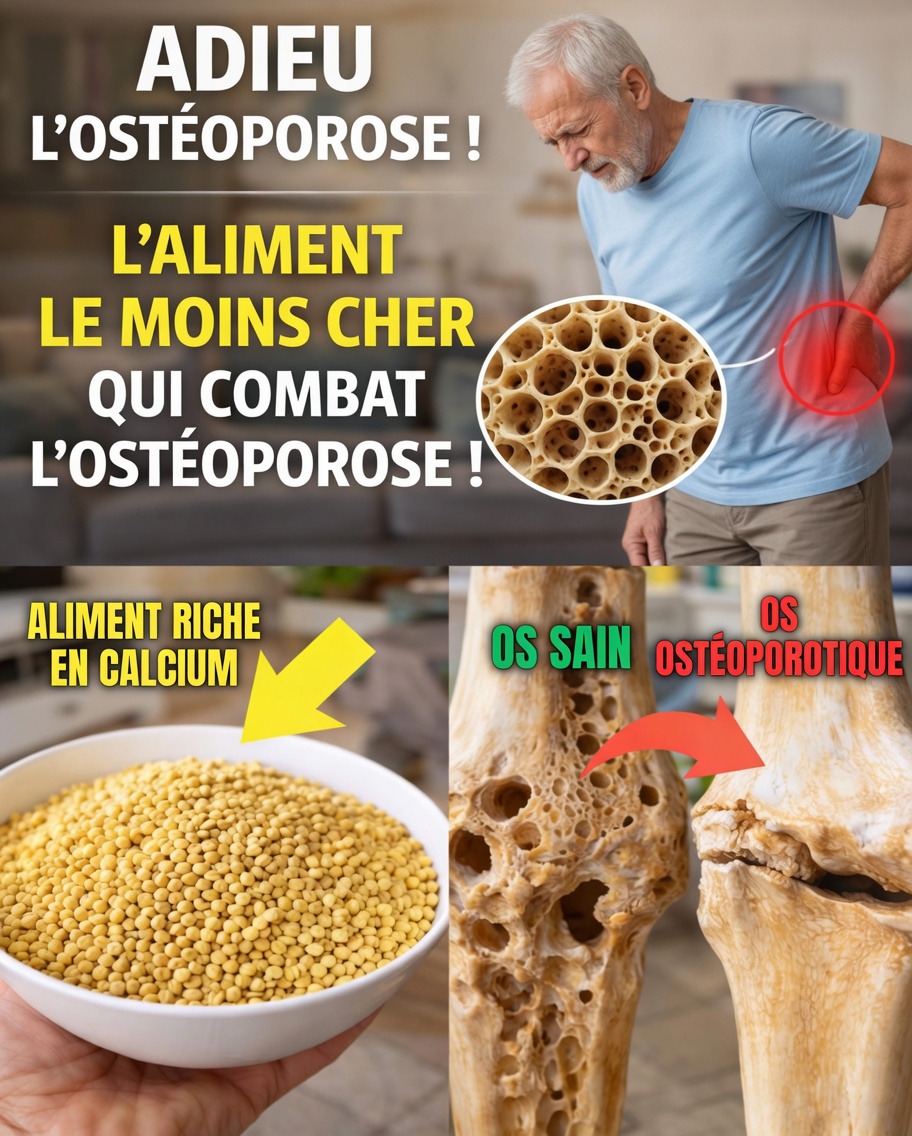L’aliment le moins cher pour soutenir la santé osseuse après 60 ans — la plupart des seniors négligent cet aliment de base du quotidien !