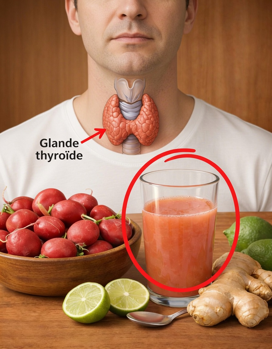 Découvrez le coup de pouce naturel : comment les radis, le gingembre et le miel peuvent favoriser le bien-être de la thyroïde et de la vésicule biliaire