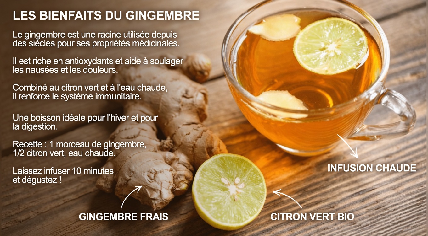 Une délicieuse boisson quotidienne qui pourrait favoriser la santé cardiaque, l’équilibre de la glycémie et la circulation : découvrez la tisane d’hibiscus et de gingembre