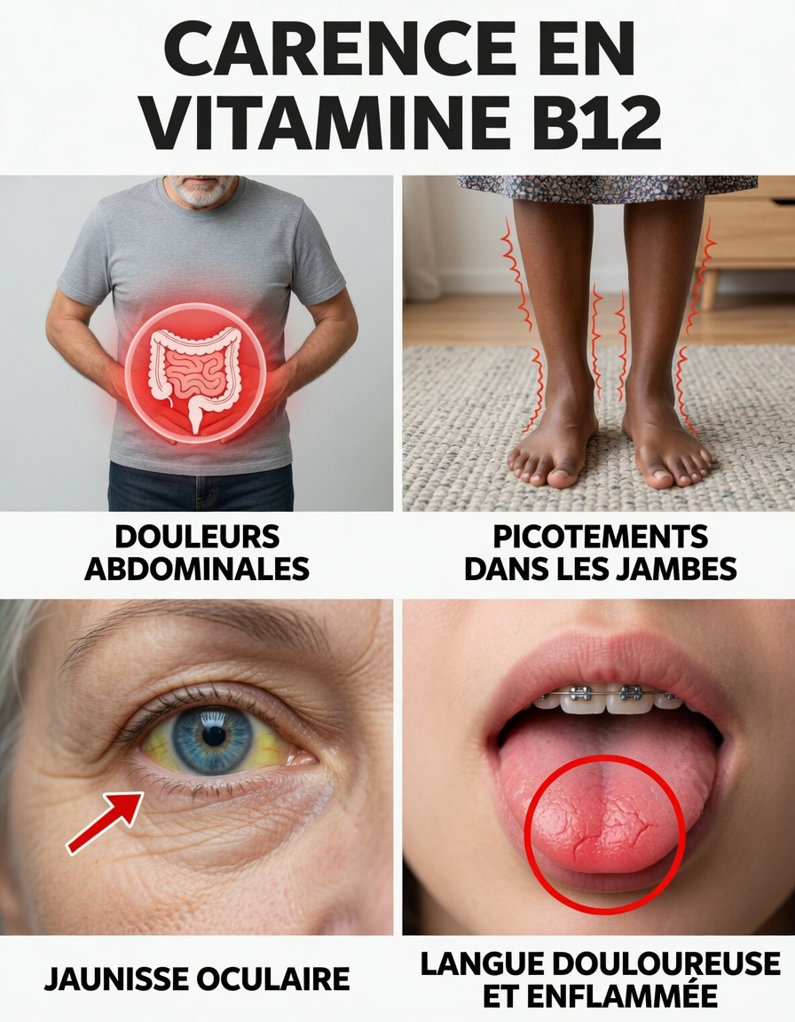 Découvrez 8 signes inhabituels qui pourraient indiquer un besoin accru de vitamine B12 dans votre alimentation