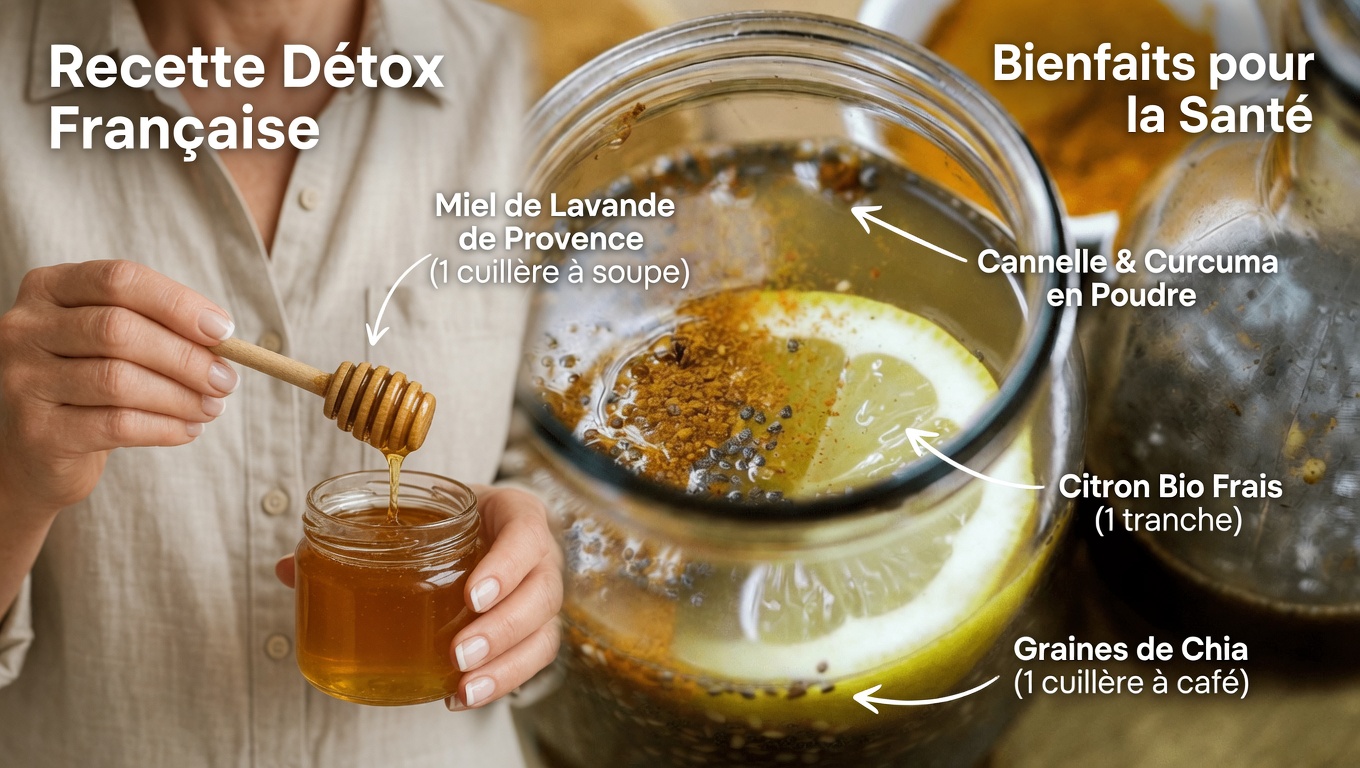 Apprenez à préparer un mélange naturel à base de miel, de cannelle, de curcuma, de vinaigre de cidre de pomme et de graines de chia pour un bien-être au quotidien