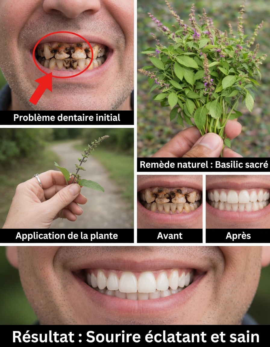 Découvrez le rôle du basilic sacré (tulsi) pour soutenir votre routine de soins bucco-dentaires et obtenir des dents et des gencives plus saines