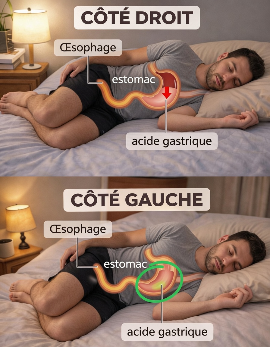 Explorer comment dormir sur le côté droit pourrait influencer votre santé : points clés et conseils pratiques