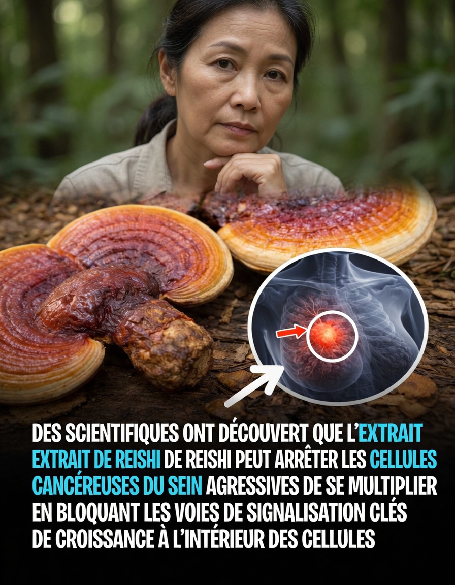 Découvrez les bienfaits potentiels du champignon reishi pour soutenir la santé du sein par des voies naturelles