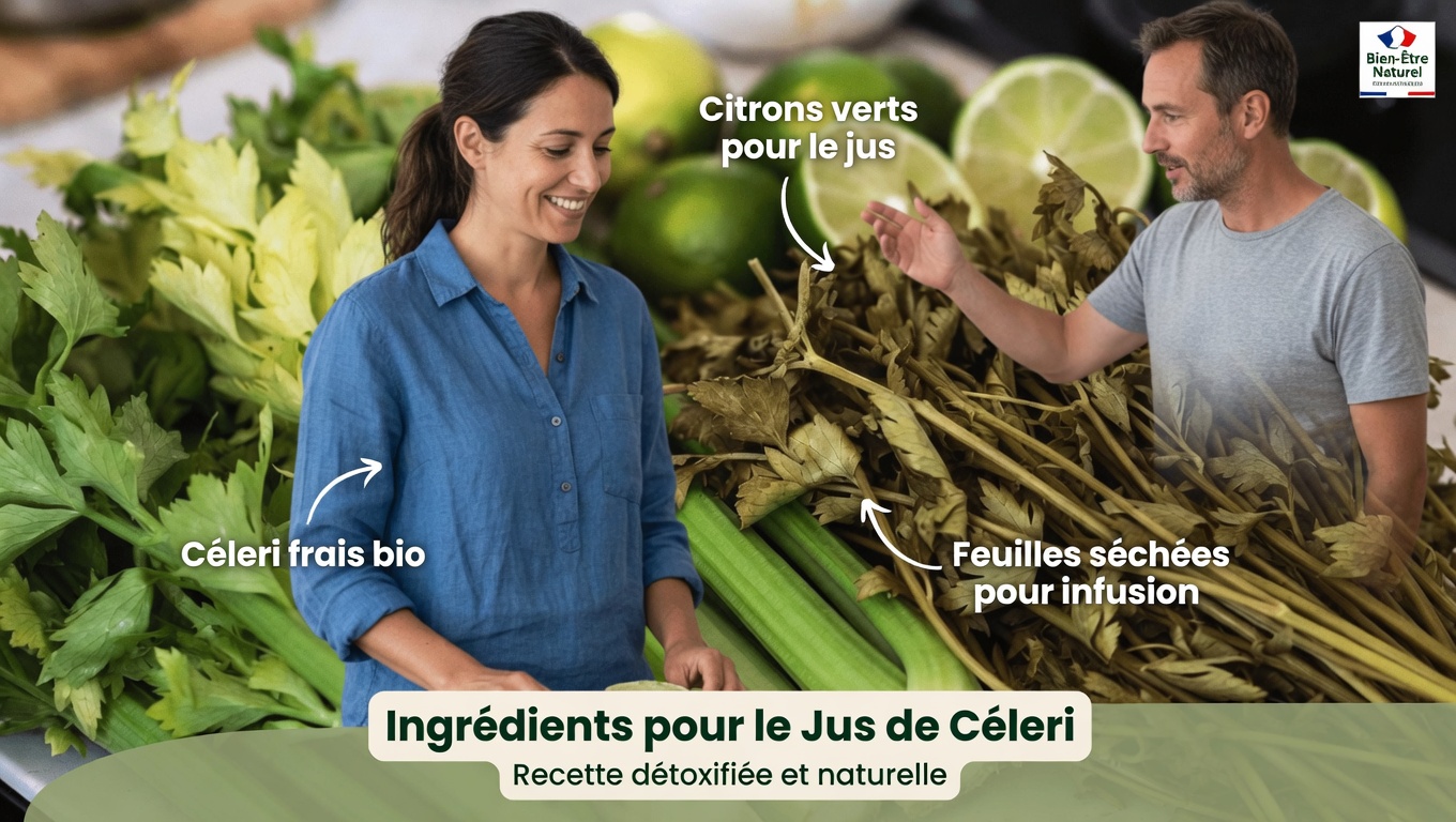 Rafraîchissez votre journée avec un jus vert au céleri, au persil et au citron vert : un simple rituel matinal pour se sentir plus léger