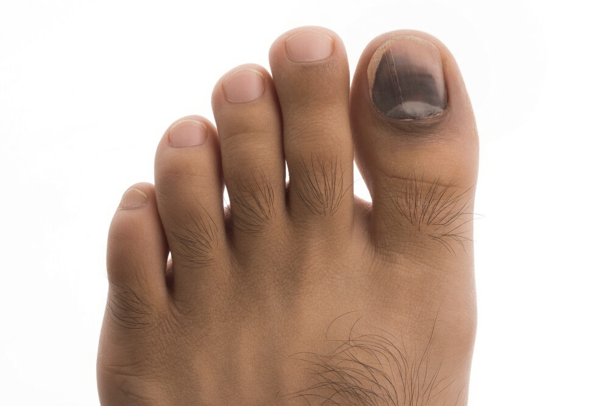 Ce que votre ongle d’orteil noir pourrait vous dire : causes courantes et habitudes quotidiennes judicieuses à envisager