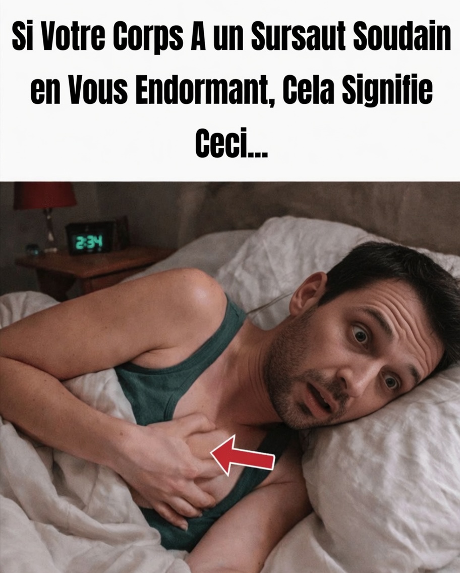 Pourquoi votre corps sursaute-t-il soudainement lorsque vous vous endormez ? Voici ce que cela signifie vraiment