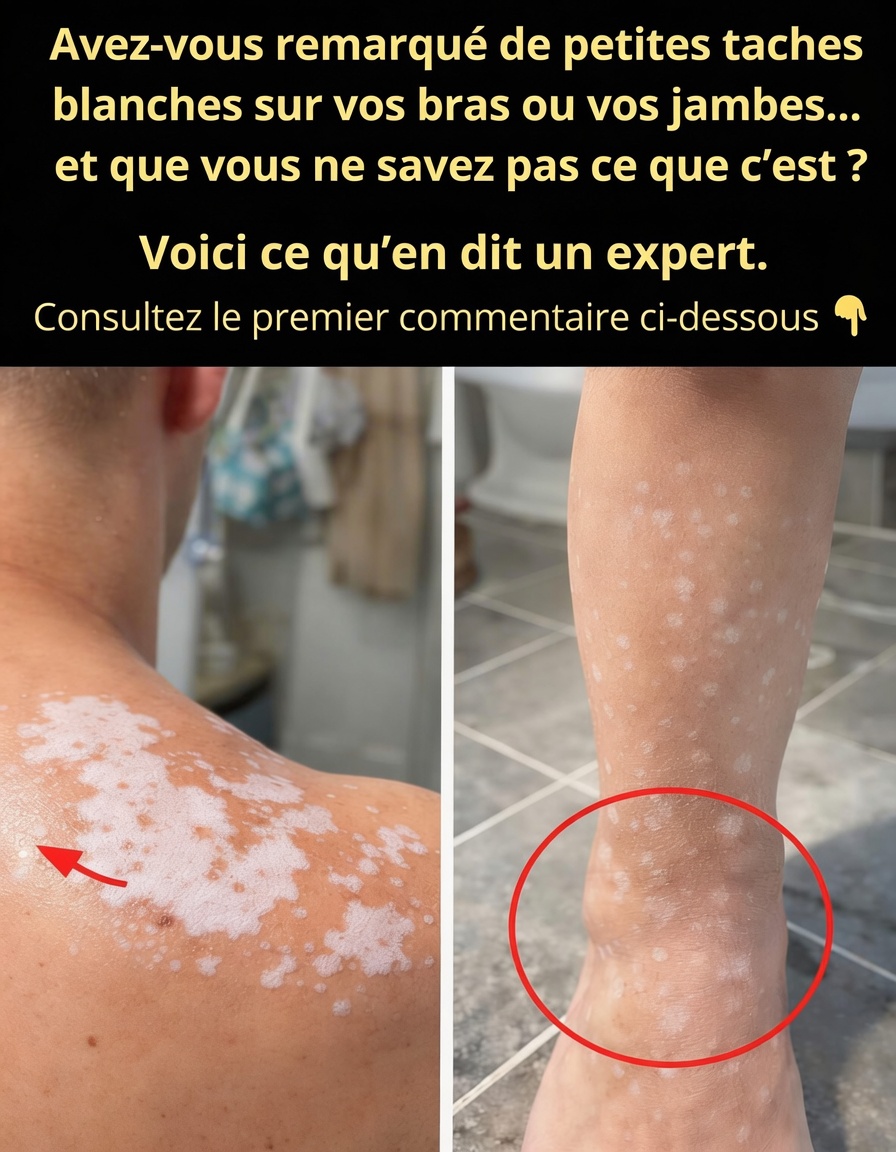 Pourquoi des taches blanches apparaissent-elles sur votre peau ? Causes fréquentes et ce qu’il faut savoir