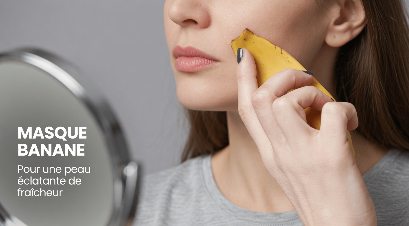 Conseils de soin de la peau à base de peau de banane et habitudes simples à adopter à la maison pour une peau d’apparence plus lisse