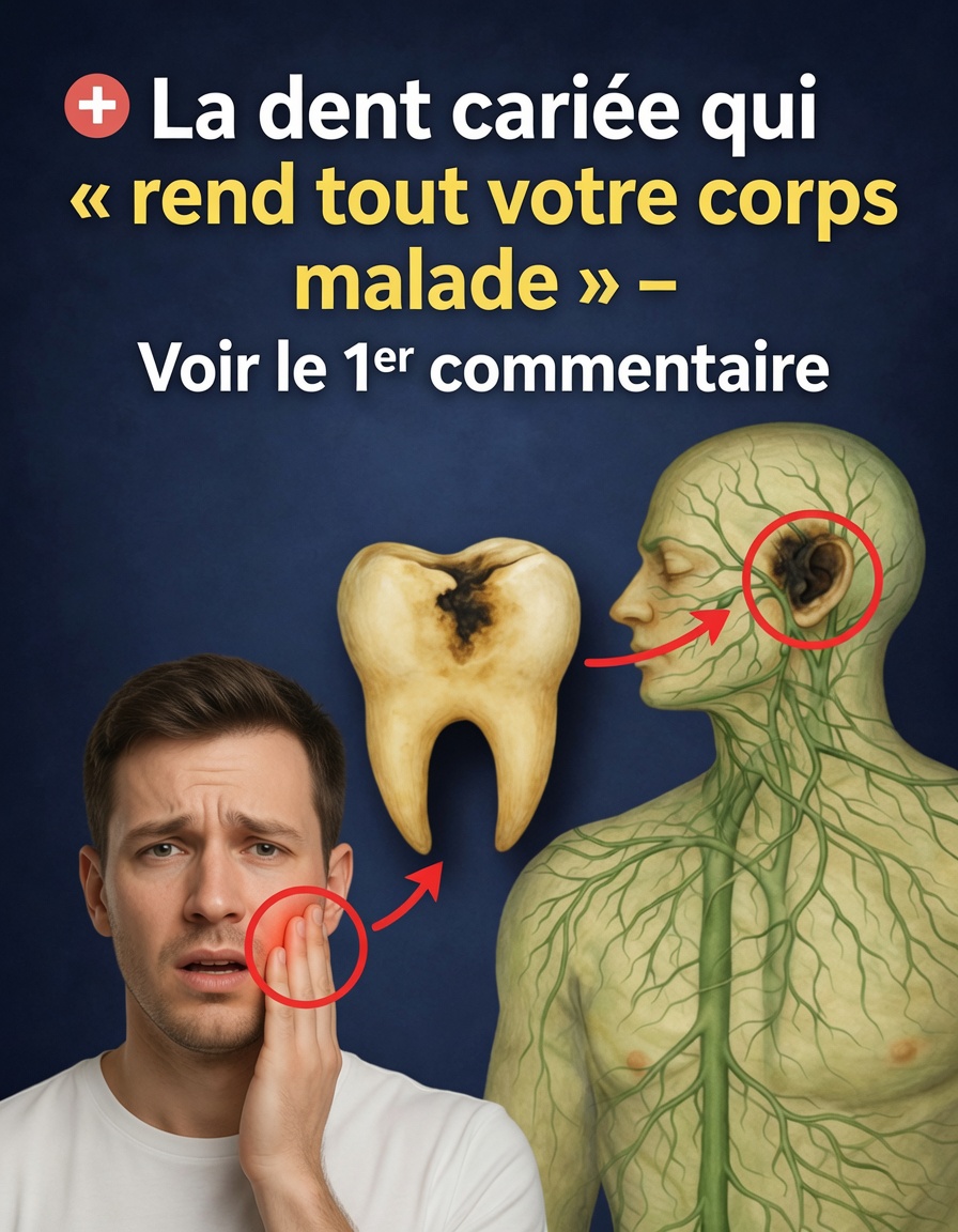 Une dent cariée peut-elle influencer l’inflammation de tout le corps et les habitudes générales de santé ?