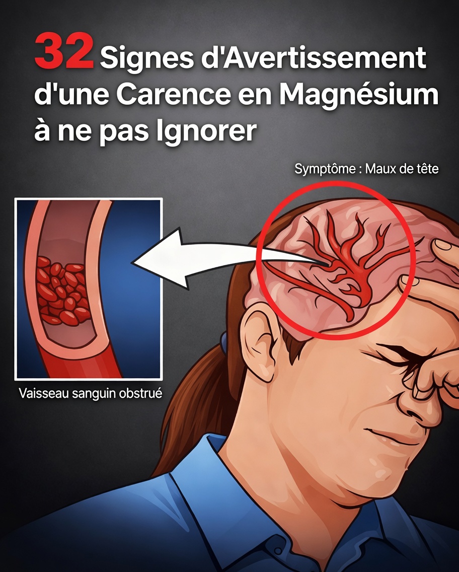 32 signes avant-coureurs d’une carence en magnésium et des aliments pour augmenter naturellement vos niveaux