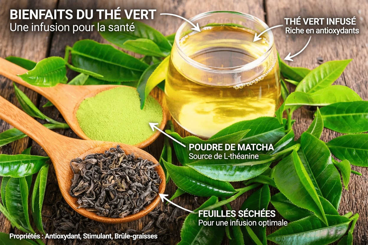 Un rituel quotidien de thé vert au curcuma peut-il favoriser un vieillissement sain et l’équilibre cellulaire naturellement au fil du temps, en toute sécurité ?