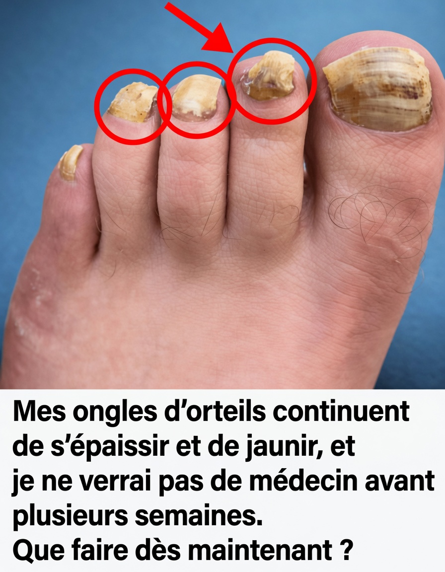 Ongles de pieds épais et jaunes qui s’aggravent : ce que vous pouvez faire en toute sécurité dès maintenant à la maison