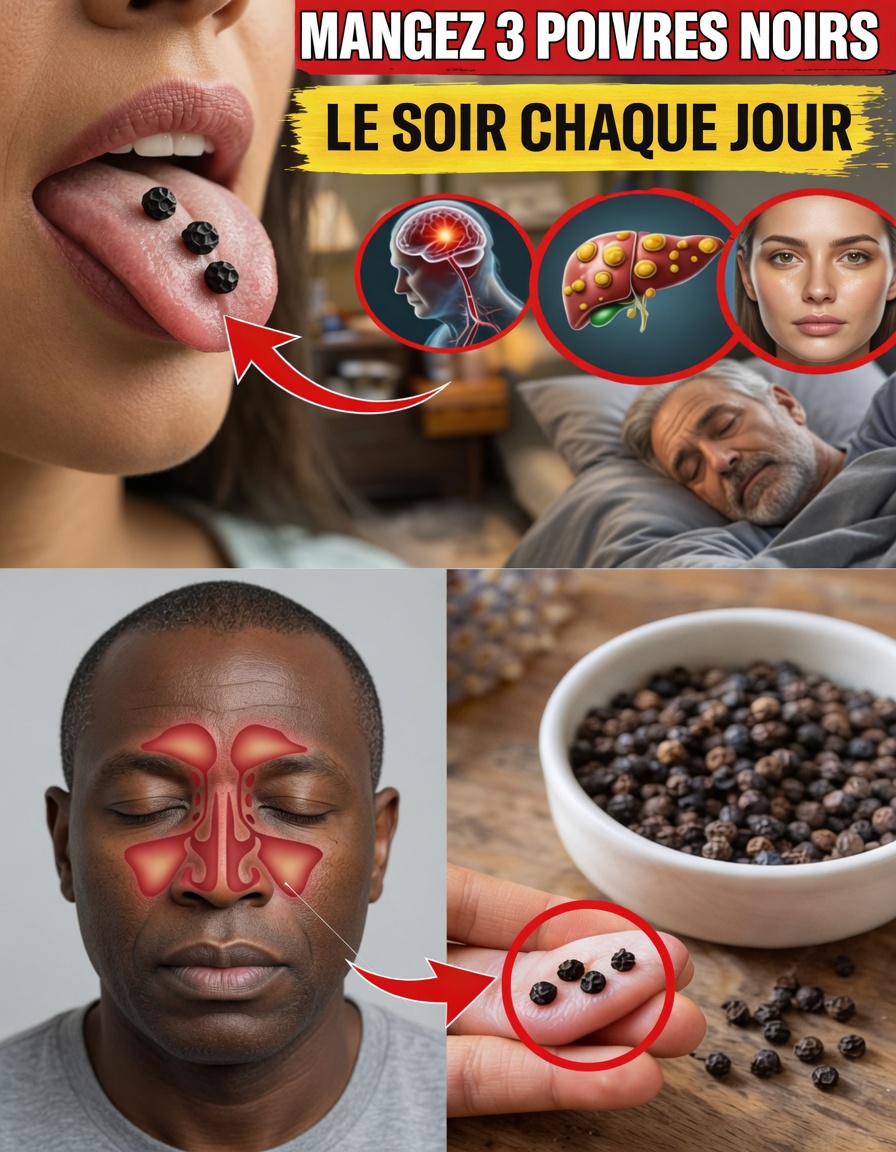 9 façons surprenantes dont mâcher du poivre noir avant de se coucher peut soutenir votre bien-être pendant la nuit