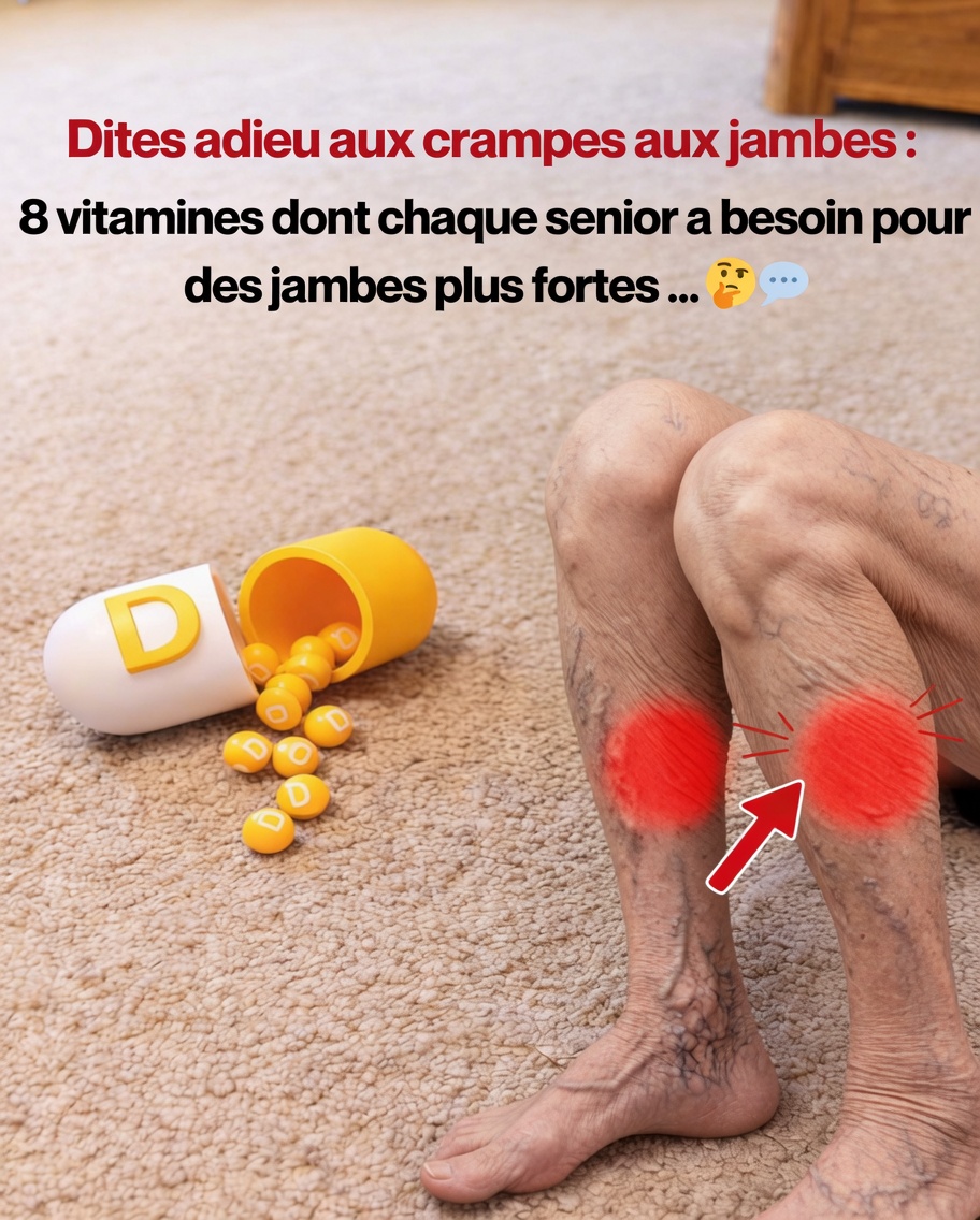 8 vitamines et nutriments dont les seniors pourraient avoir besoin pour améliorer la force et la mobilité des jambes