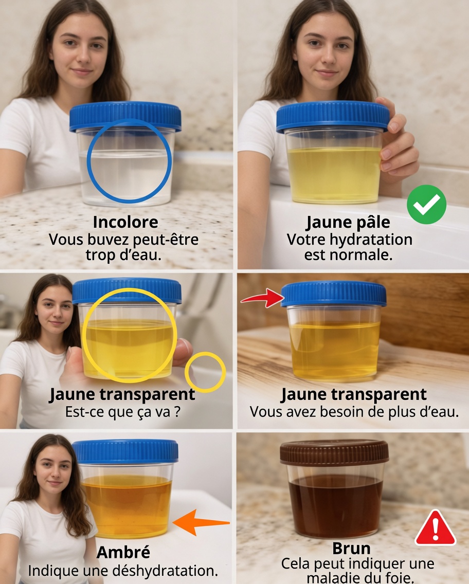 Ce que la couleur de votre urine révèle sur votre hydratation et votre santé : un guide quotidien simple