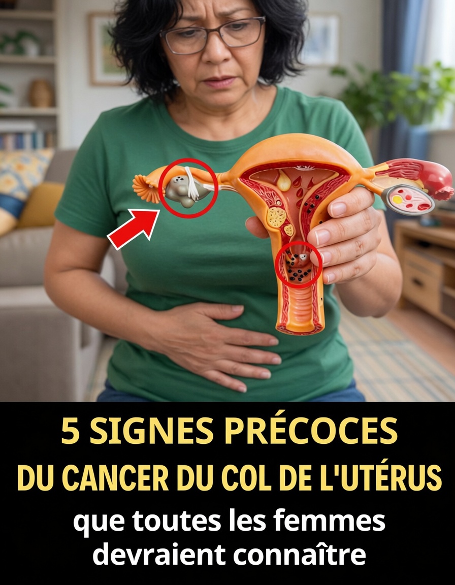5 signes avant-coureurs précoces du cancer du col de l’utérus que chaque femme doit connaître