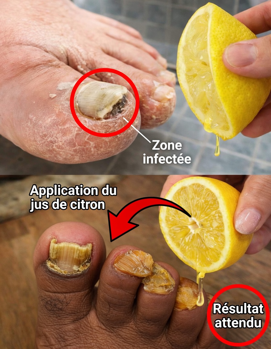 Le jus de citron peut-il aider à soutenir la santé de la peau et des ongles face aux problèmes fongiques ? Une recette naturelle simple à découvrir