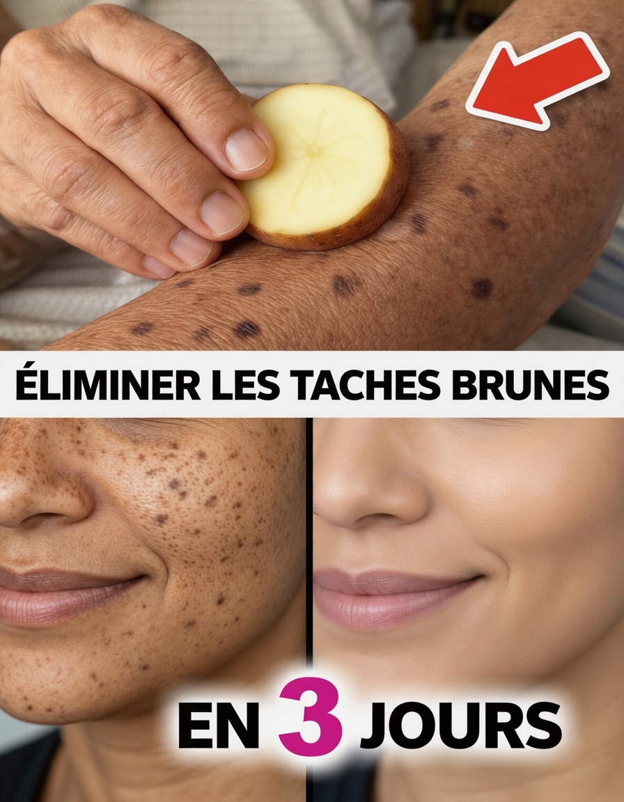 Atténuez naturellement les taches de vieillesse : découvrez un masque simple à base de fécule de maïs, de bicarbonate de soude et de citron pour une peau d’apparence plus lumineuse