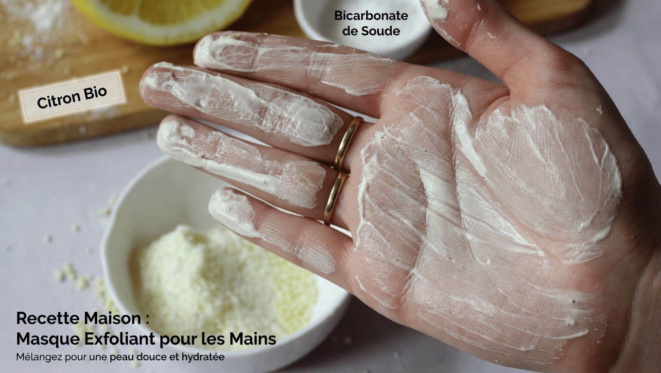 Atténuez naturellement les taches de vieillesse : découvrez un masque simple à base de fécule de maïs, de bicarbonate de soude et de citron pour une peau d’apparence plus lumineuse