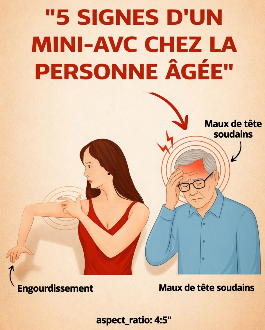 5 signes avant-coureurs d’un accident ischémique transitoire (AIT) chez les personnes âgées à ne jamais ignorer