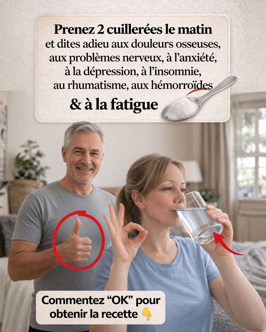 Boire une pincée de sel de mer dans de l’eau tiède avant de se coucher : une simple habitude du soir que beaucoup de personnes de plus de 50 ans explorent pour une meilleure hydratation et des nuits plus reposantes