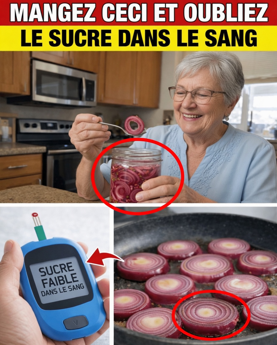 Seniors, coupez UN oignon en dés ce soir et sirotez cet élixir de 60 secondes qui fait chuter la glycémie de 28 points, décrasse les artères jusqu’à les faire briller et sauve votre cœur — pendant votre sommeil