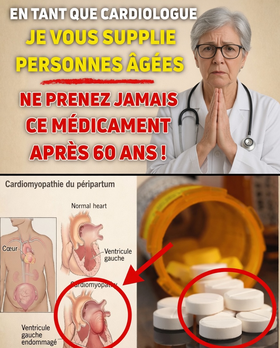 En tant que chirurgien cardiaque, je vous AVERTIS : cette pilule courante affaiblit le cœur des seniors !