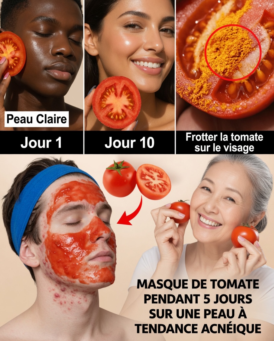 Éclat de l’intérieur : que se passe-t-il si vous frottez une tomate sur votre visage pendant 10 jours ?