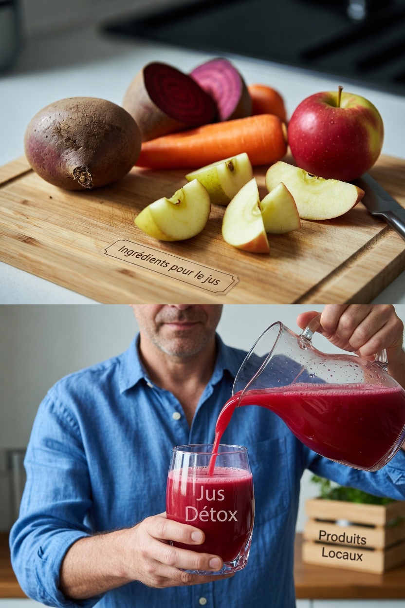Jus de betterave, carotte et pomme : une simple habitude quotidienne pour soutenir le bien-être