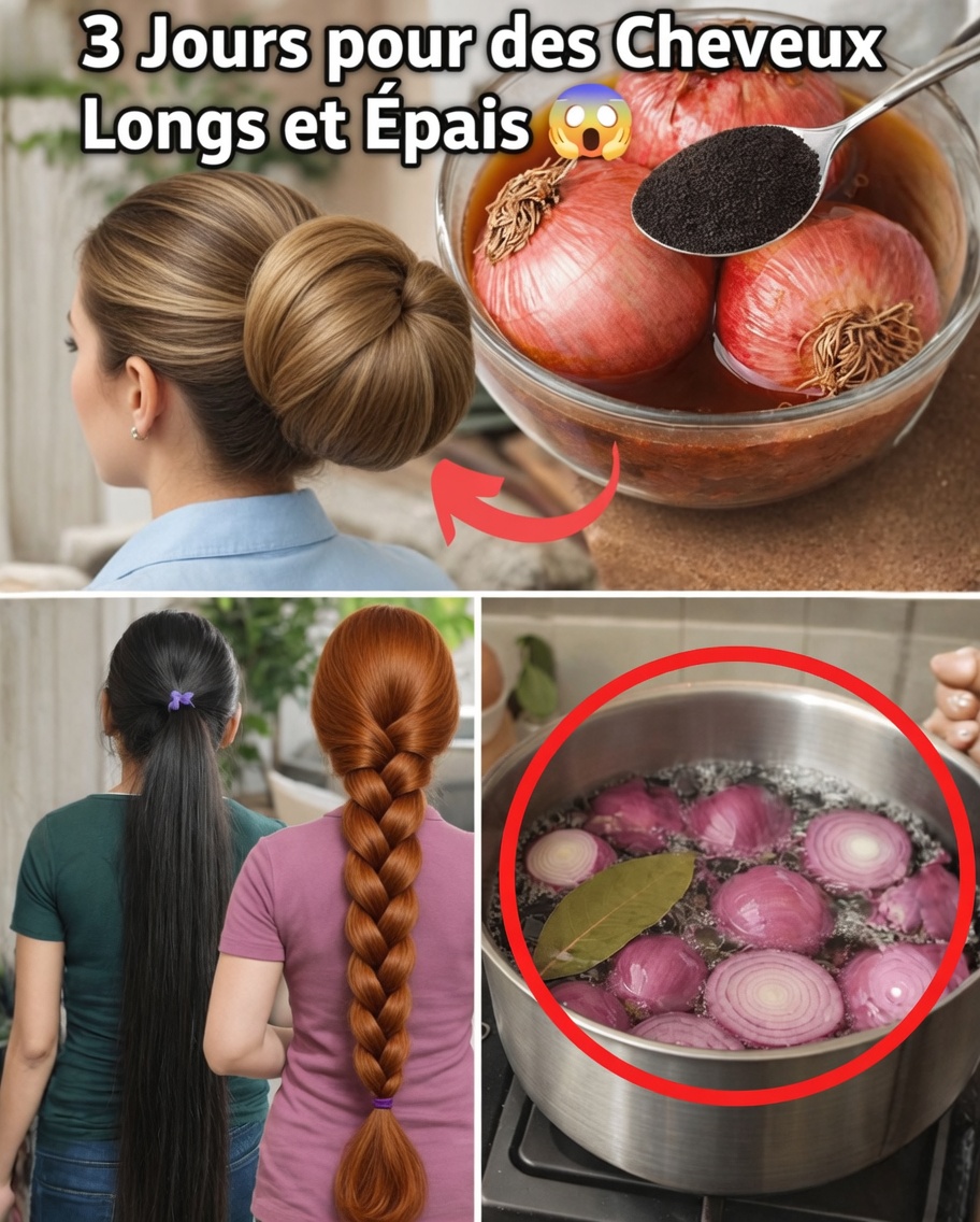 Explorer le potentiel du thé noir et de l’oignon pour la santé des cheveux : une approche par boisson naturelle