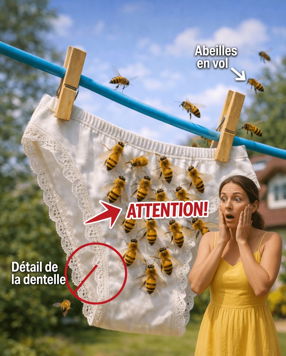 Pourquoi les abeilles n’arrêtent pas de se poser sur votre linge fraîchement étendu ? Explications simples et astuces faciles