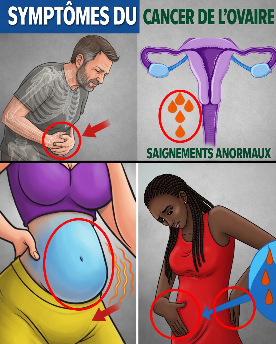 6 signes avant-coureurs du cancer de l’ovaire à ne jamais ignorer
