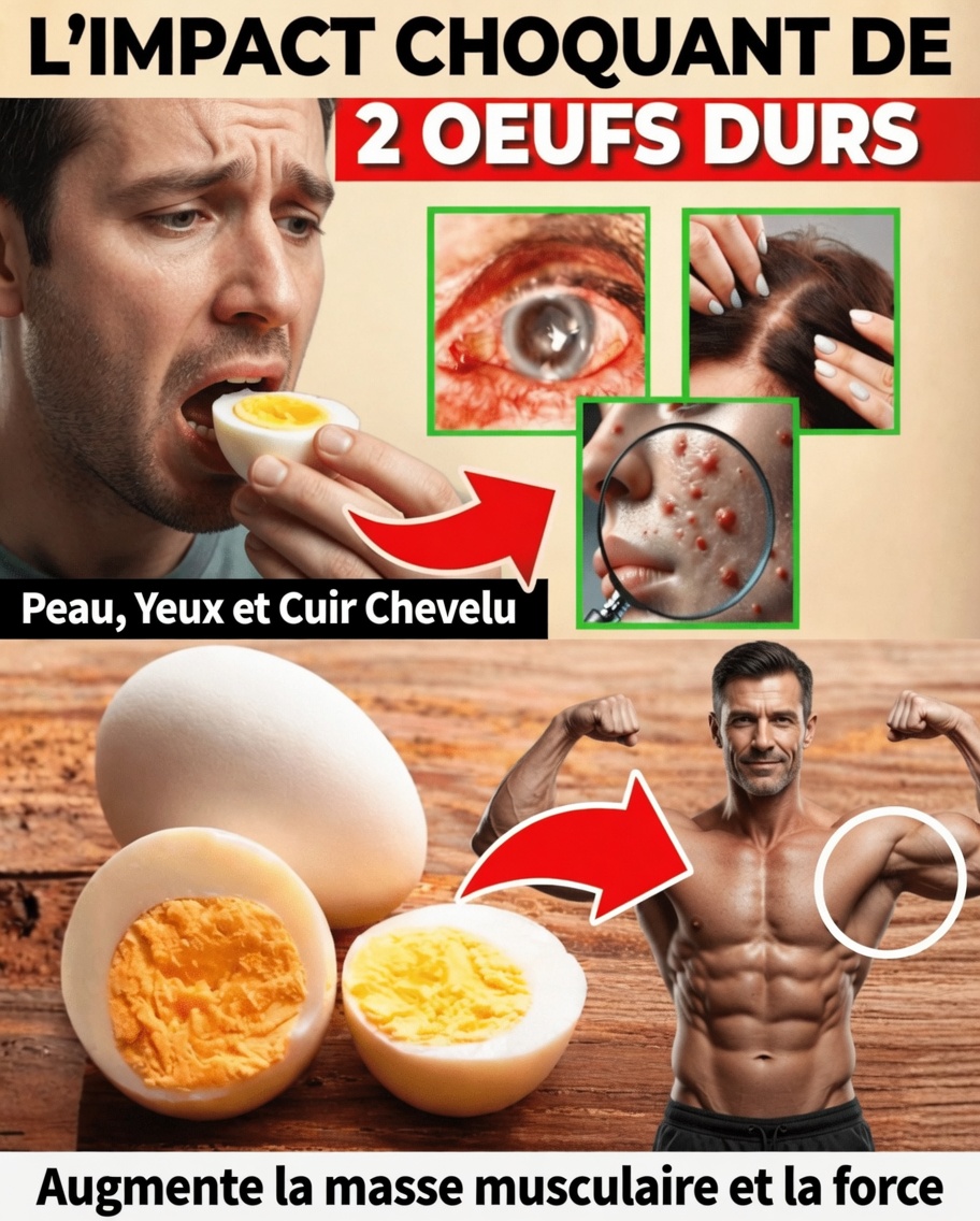 Que se passe-t-il dans votre corps lorsque vous mangez deux œufs durs chaque matin ?