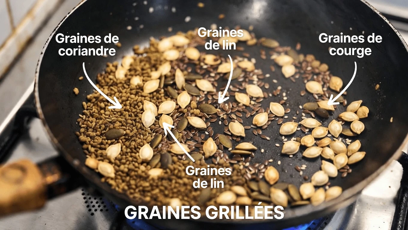 Une boisson naturelle à base de graines pour soutenir la fermeté et une apparence plus pulpeuse de la poitrine
