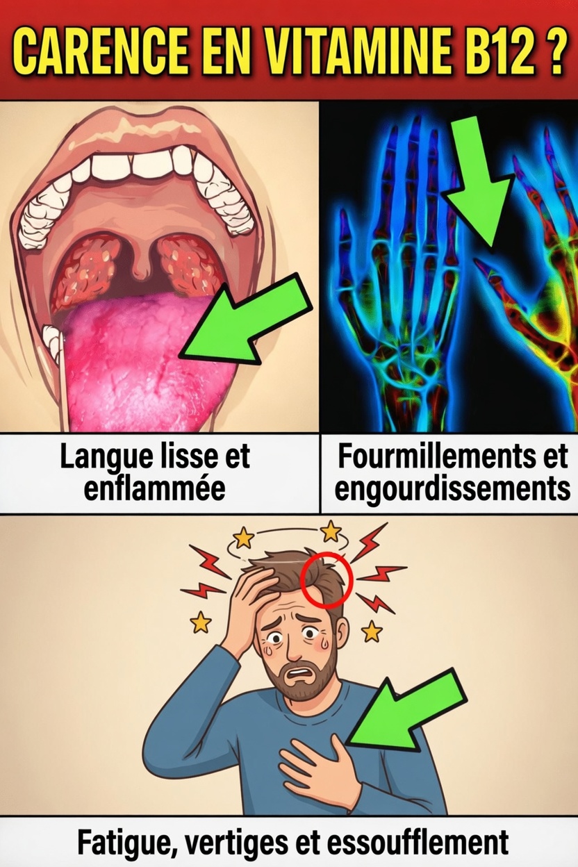 5 signes avant-coureurs surprenants d’un faible taux de vitamine B12 à connaître chez les personnes âgées