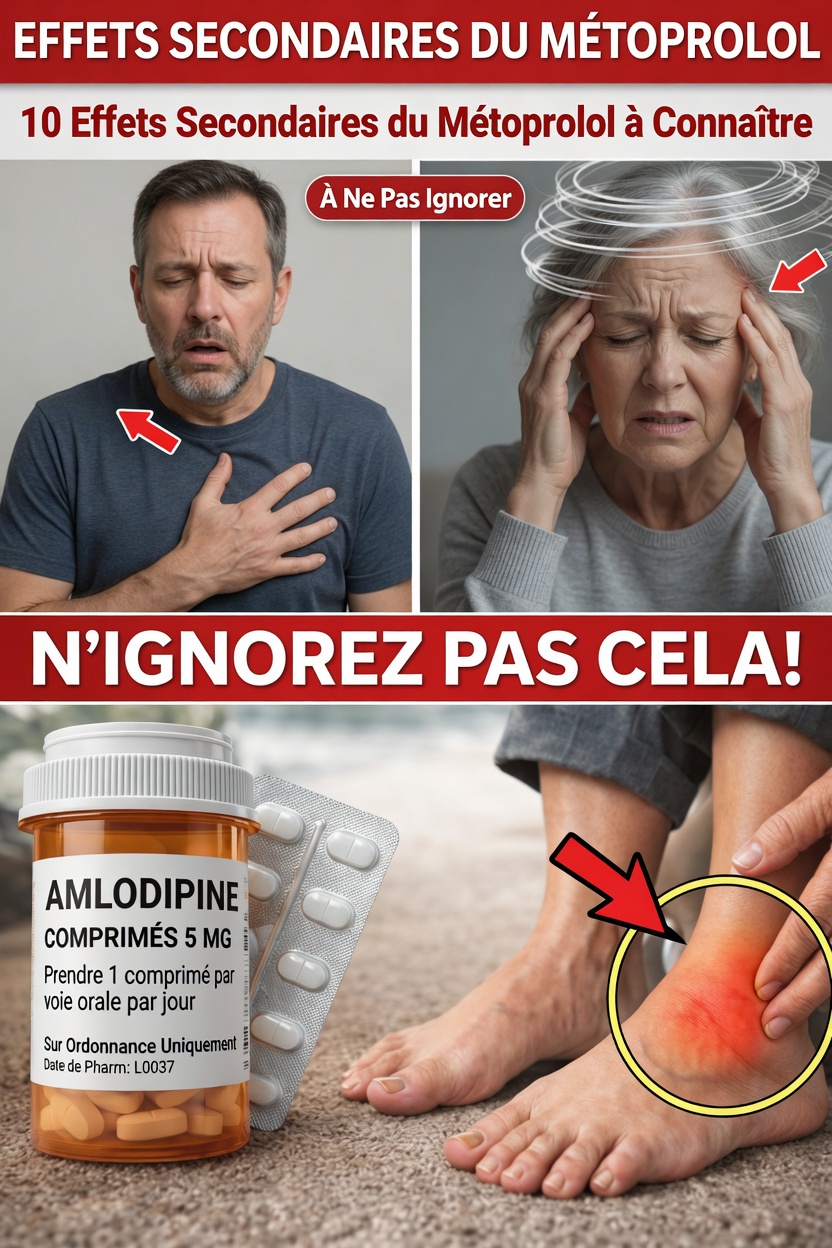 10 effets secondaires inquiétants du métoprolol que les médecins surveillent souvent de près – et ce que vous pouvez faire à leur sujet