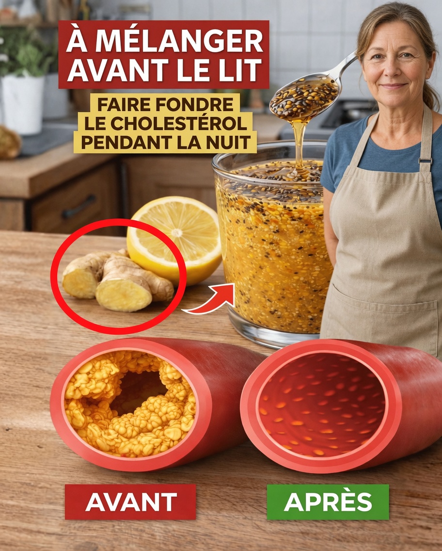 Mélangez du citron, du gingembre et des graines de chia avant de vous coucher – Une simple habitude du soir pour la santé cardiaque