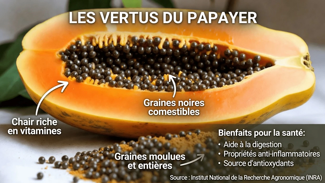Le superaliment négligé dans votre corbeille de fruits : 14 bienfaits potentiels des graines de papaye pour le bien-être au quotidien