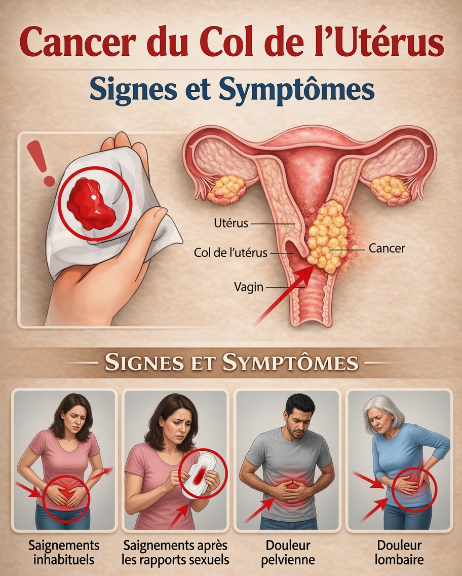 9 signes précoces d’alerte du cancer du col de l’utérus que la plupart des femmes ignorent | Symptômes du cancer du col de l’utérus