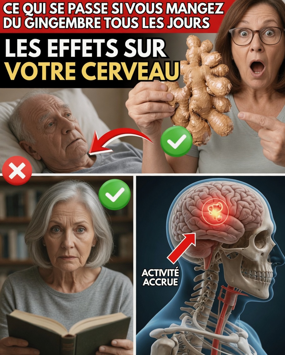 Ce qui arrive vraiment à votre corps après 60 ans lorsque vous commencez à manger du gingembre chaque matin