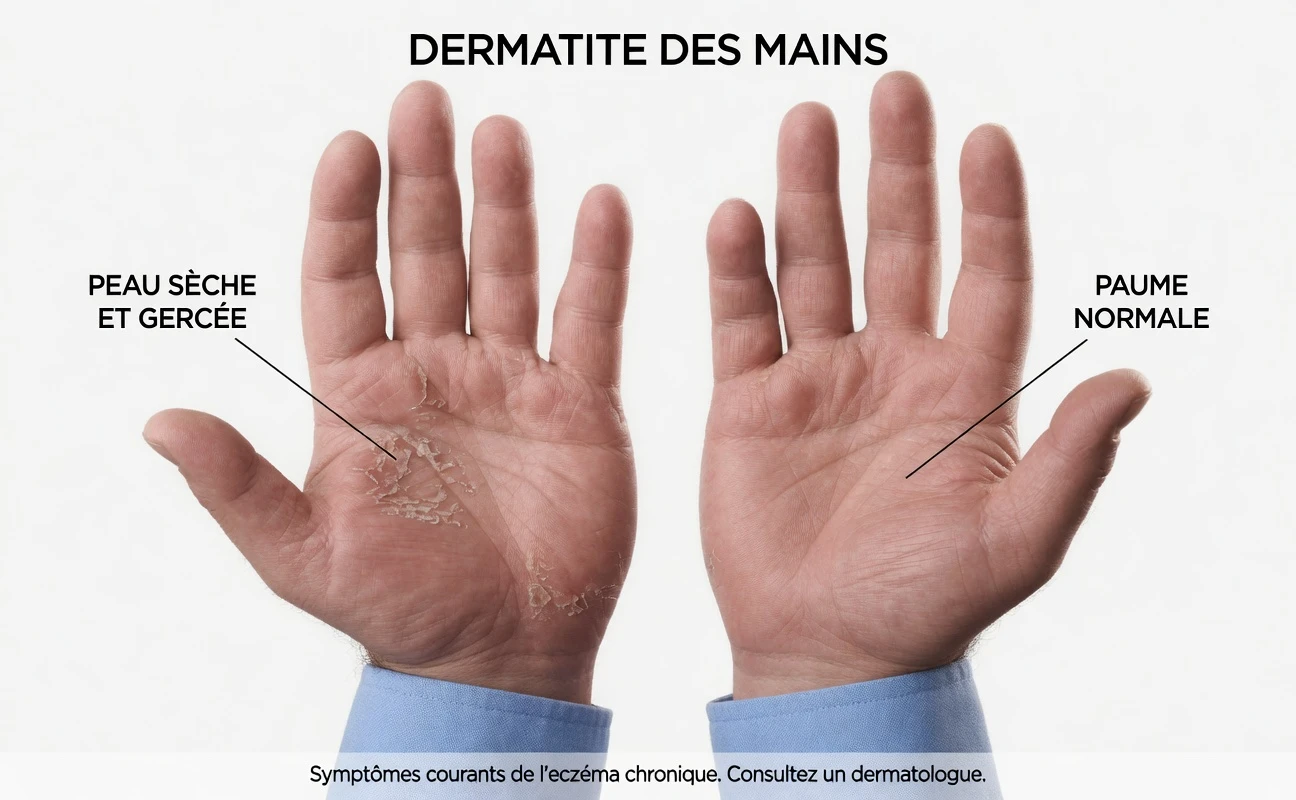 Si cela apparaît sur vos mains, ne l’ignorez pas : les premiers signes de dermatite des mains que vous devez connaître