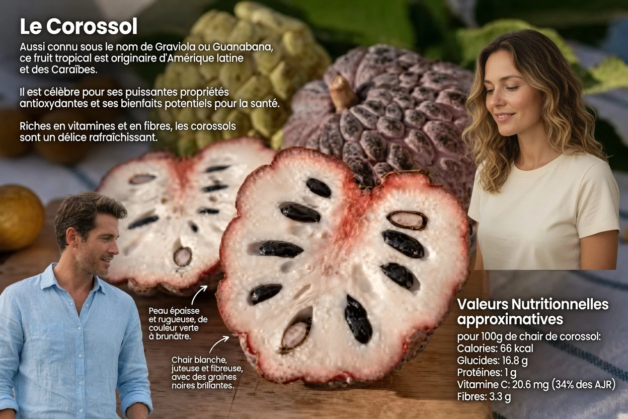 Chérimole : 10 façons simples d’intégrer ce fruit tropical riche en antioxydants pour un meilleur bien-être des seniors