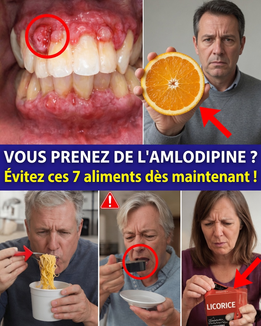 7 aliments qui peuvent aggraver discrètement les effets secondaires de l’amlodipine (et des alternatives judicieuses pour se sentir mieux rapidement)