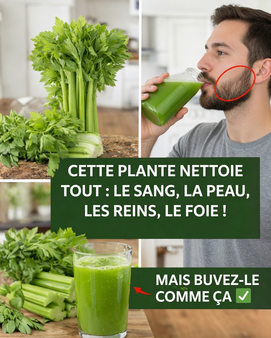 Le jus de céleri à jeun est-il le secret d’une meilleure hydratation et d’un soutien au bien-être ?