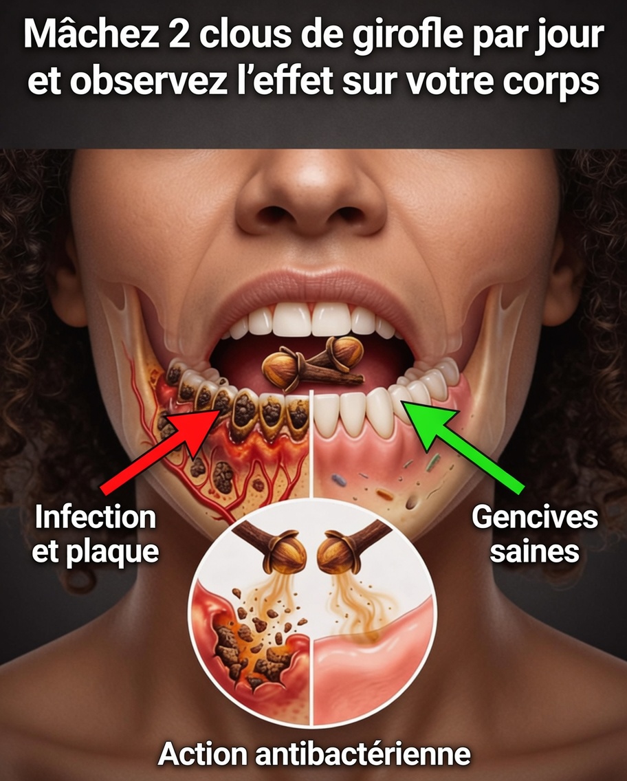 Découvrez ce qui se passe lorsque vous mâchez 2 clous de girofle chaque jour