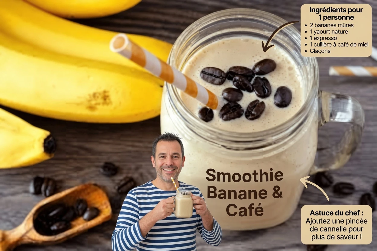 Découvrez le potentiel surprenant en matière de bien-être d’une simple boisson au café et à la banane