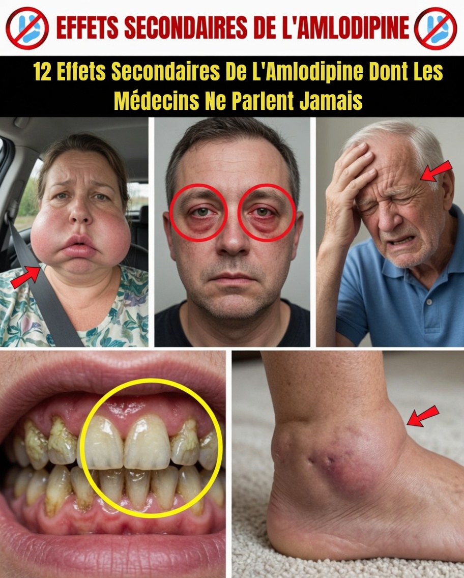 12 effets secondaires moins connus de l’amlodipine dont vous devriez être conscient(e)