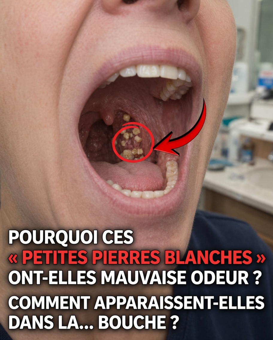 Que sont ces « pierres » blanches malodorantes dans votre bouche qui provoquent une haleine épouvantable ? La vérité sur les calculs amygdaliens